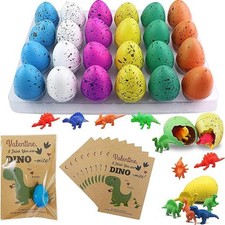 6-24PCS Dinosaur Eggs Mini