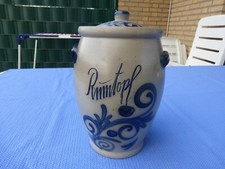 Rumtopf  Topf Steingut