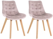 2er Set Stühle Brook Samt