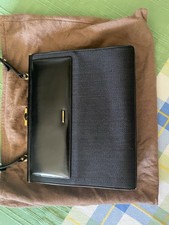 Comtesse Rosshaar Leder Vintage Tasche Schwarz