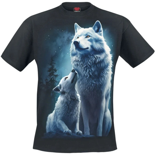 Spiral shirt herren - herren, wolf