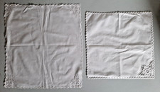 2x weiß Taschentuch Richelieu