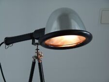 Vintage Industrie Design Leuchte Strahler Dreibein Tripod 30er Jahre Fotoleuchte