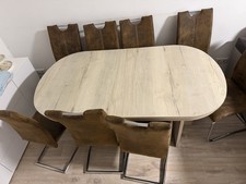 Esstisch mit 8 Stühlen