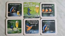 6 versch. Licher Bierdeckel