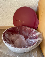 NEU Tupperware XL ALLEGRA SERVIER SCHÜSSEL 5,0 L Rot Weiß Weihnachten XMas OVP