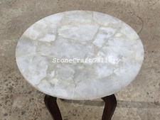 12 " Weiß Quarz Table Top /