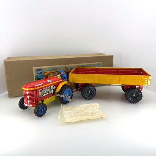 Gescha traktor mit anhänger - mit,