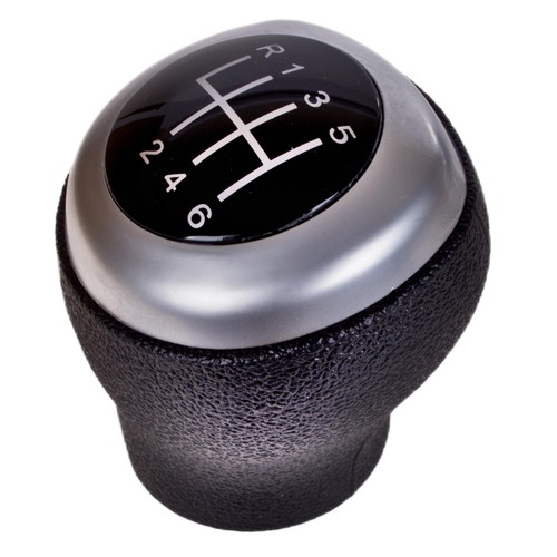 Schaltknauf schwarz silber - schaltknauf,