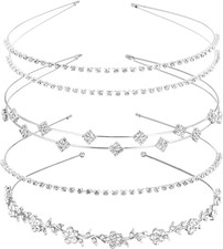 4 Stück Diadem Hochzeit