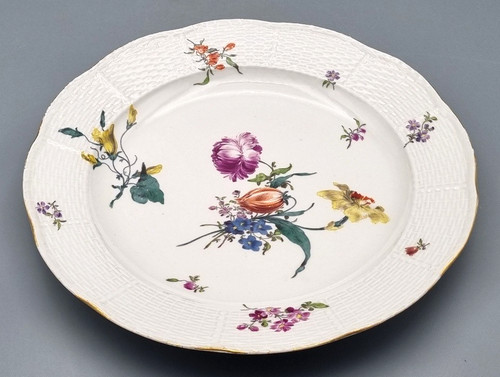Meissen porzellan speiseteller - meissen,