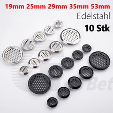 10 Stk Schlitzgitter Edelstahl