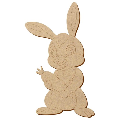 Mdf holz hase - hase, mit
