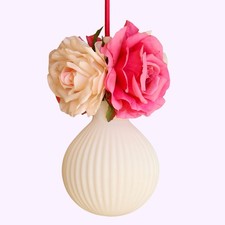 Blumenlampe Rosen Pink