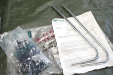 Faco Windschild Halterung Grau