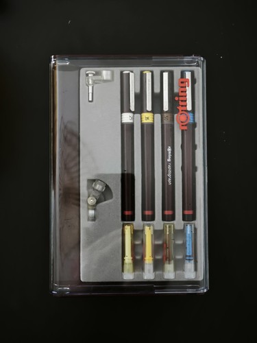 Rotring rapidograph master set - rotring,