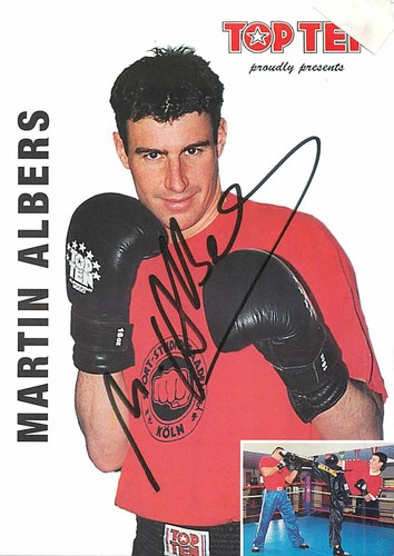 Martin albers autogrammkarte - autogrammkarte,
