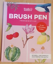 Brush Pen Trendmotive (Malbuch mit Vorlagen)