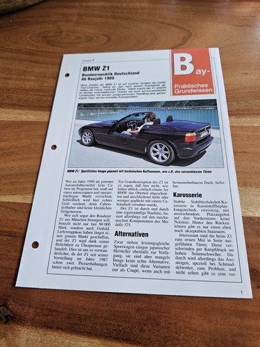 Bmw praktisches - z1,