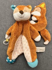 My First NICI Schmusetuch Fuchs Finni +  NICI Knistertuch Plüsch Fuchs Set TOP