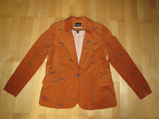 Blazer SCOTCH & SODA Gr. L (40), Feincord Cognac mit Sternen und Brosche