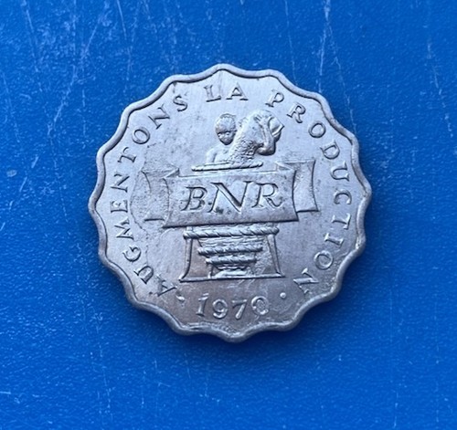 Ruanda francs 1970 - ruanda,