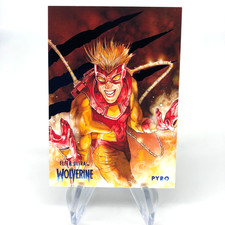 Marvel Card Pyro 98 Blue /181 Fleer Upper Deck Ultra Wolverine [NM]