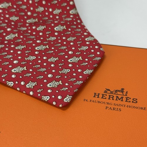 Vintage hermes krawatte - hermes, rot