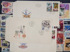 Lot 982 Briefmarken Alle Welt  Motivsammlung Raumfahrt Gestempelt