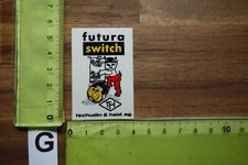 Alter Aufkleber Handwerk Technik Bau TSCHUDIN & HEID futura switch