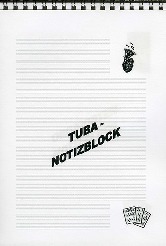 Notizblock tuba block - notizblock,
