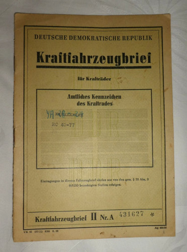 Ddr oldtimer krafräder - oldtimer,
