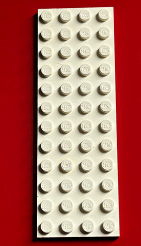 Lego weiss 4x12 noppen - lego,