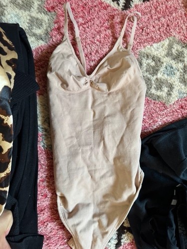 Damen body einteiler beige - einteiler,