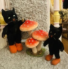 Schwarze/r alte/r Kersa Katze/Kater  aus meiner Sammlung. Ein Traum!