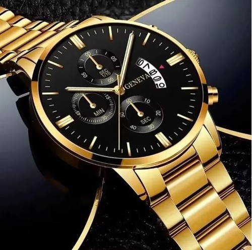 Herren uhr edelstahl quarz - herren,