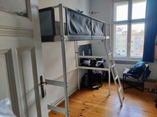 Hochbett Vitval (Ikea, weiß