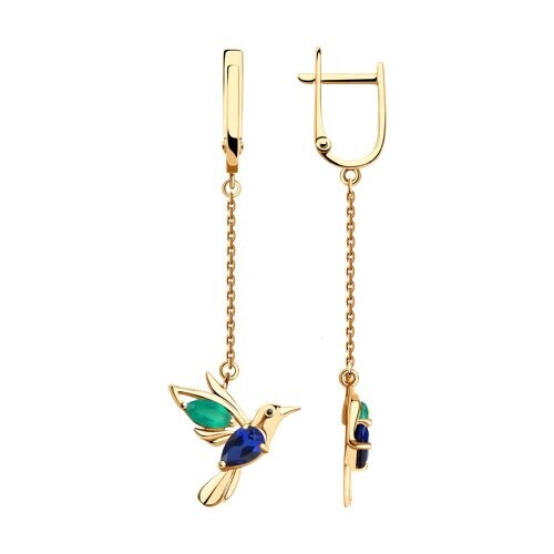 Rotgold 585 14k gold vogel - gold,