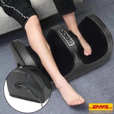 Fußmassagegerät Shiatsu Fussmassage mit Wärmefunktion Kneten Rollen Schwarz NEU