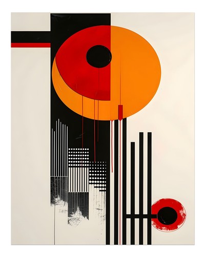 Moderne abstrakte wandkunst - moderne,