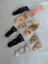 Omas Strumpfhalter DDR Alt Vintage Konvolut Nähkästchen Halter Alt