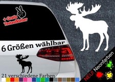 Elch Aufkleber -6 Größen 21