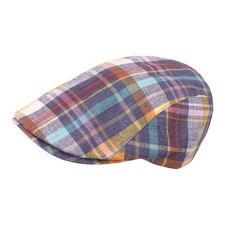 Schiebermütze FLATCAP LEINEN