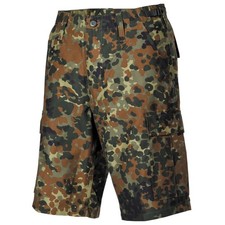 Flecktarn Cargo Bermuda German Army shorts Hose kurz mit Seitentasche
