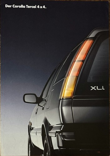 Toyota corolla tercel 4x4 - toyota,