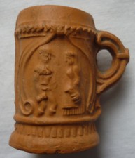 MINIATUR RUSSISCHE KIRCHE BIERKRUG STEINZEUG RELIEF WESTERWALD vor 1918