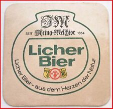Zwei Stück Bierdeckel (3) - Licher Bier - Ihring Melchior