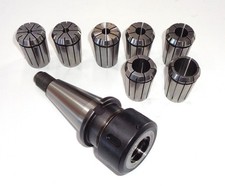 # Spannzangenfutter gebr. SK40 S20x2 OZ462  D6,8,10,12,16,20 Deckel Fräsmaschine