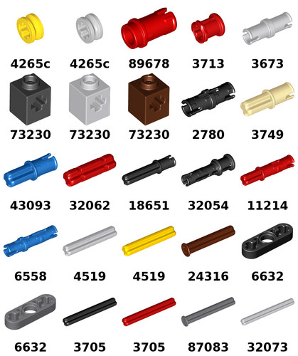 Lego technic achsen - technic, pins