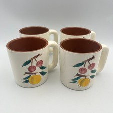 Stangl Fruit Mugs 3.75"H